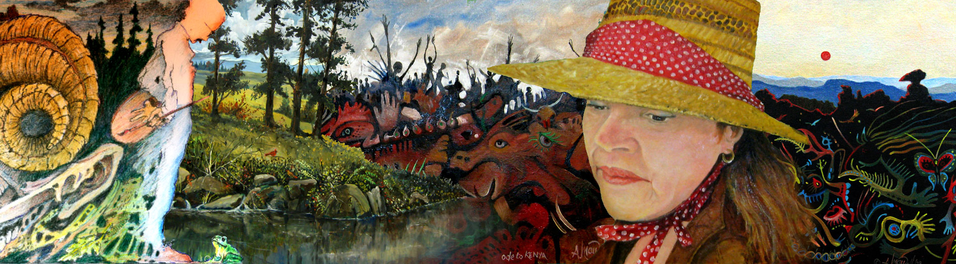 Select Which Gallery You Wish to View: Fantasy, Landscape, Political, Portrait, or Abstract